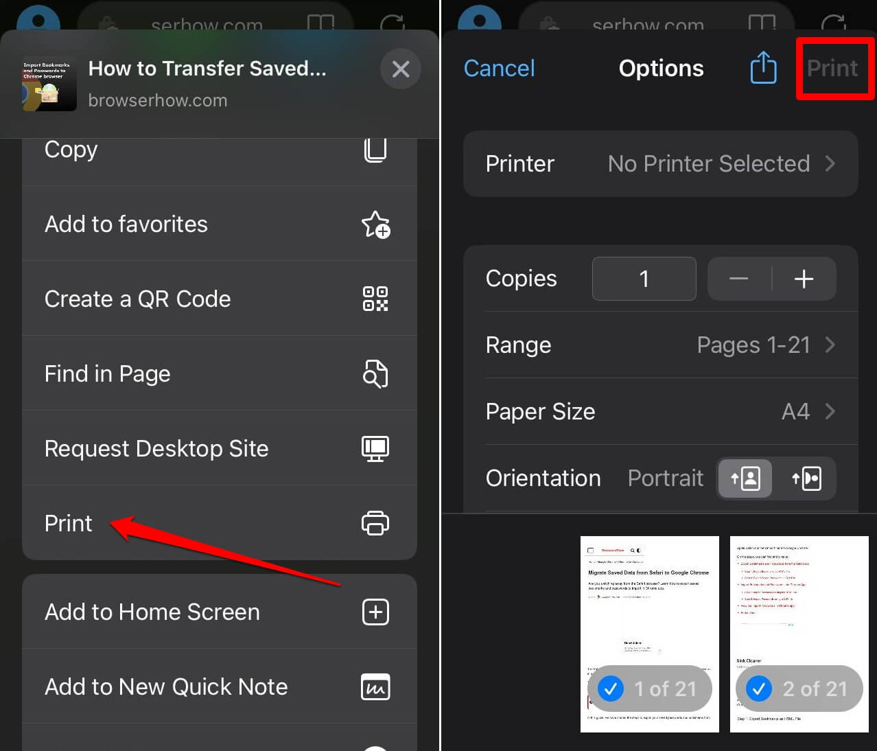 print-a-page-on-Edge-browser-iOS